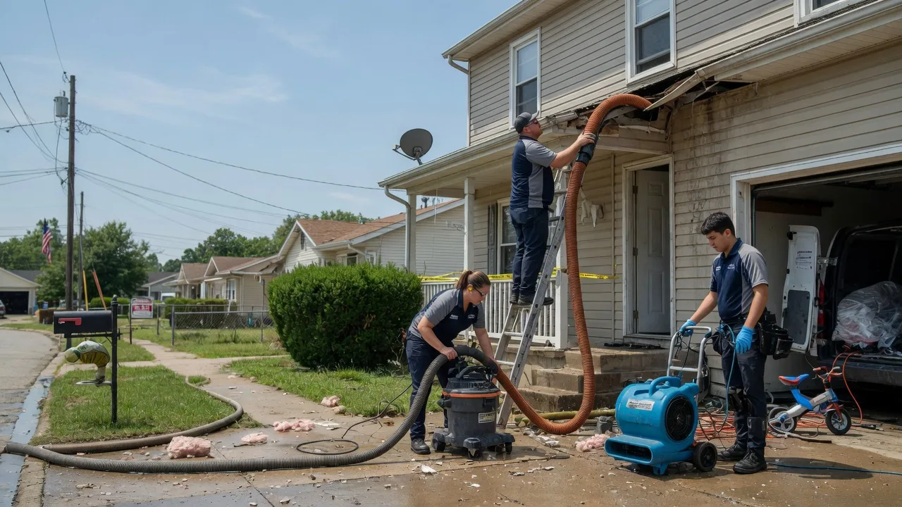 Water Damage Restoration in Ewing, IL near me